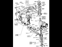 Rolling Chassis - Front axle, cradle left